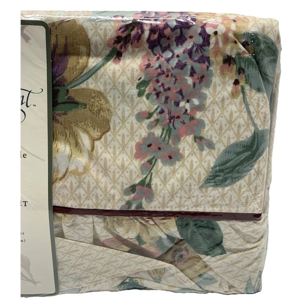 Allyson Kent 1995 Twin Flat Sheet 180 Thread Count Chatham Floral